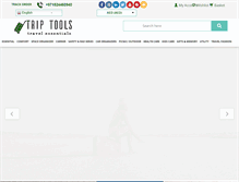 Tablet Screenshot of mytriptools.com